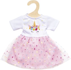 Heless vestito per bambole unicorno Hannah 28-35 cm rosa bianco bambola