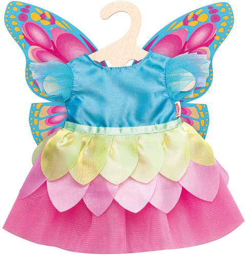Heless vestito bambola fata farfalla per bambole 35-45cm multicolore