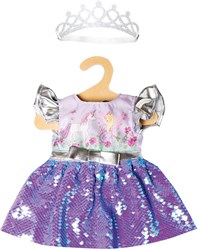 Heless vestito bambola fata unicorno paillettes 35-45cm abbigliamento