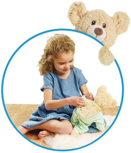 Heless peluche Teddy Hope angelo custode 32cm orsetto giocattolo-2