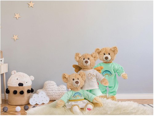 Heless orsetto peluche arcobaleno 42cm giocattolo morbido-2