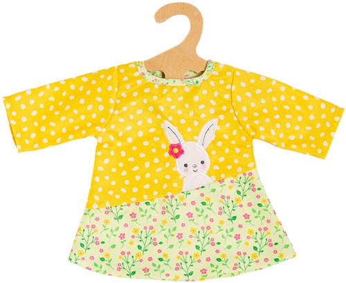 Heless vestito per bambole Bunny Lou - abbigliamento bambole 28-35 cm giallo