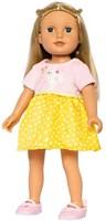 Heless vestito per bambole Bunny Lou rosa giallo 35-45cm abbigliamento-3