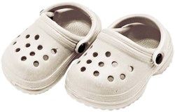 Heless zoccoli per bambole beige 38-45 cm scarpe bambola EVA