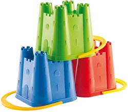 Ecoiffier secchiello castello di sabbia - giocattolo da spiaggia per bambini