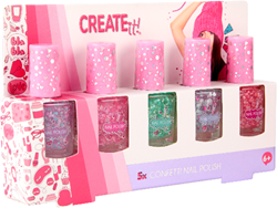 Create it! smalto confetti set - smalti colorati 5 pezzi