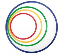 Hakina hula hoop rosso - 40cm cerchio giocattolo per bambini