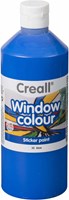 Creall vernice per finestre blu - pittura per vetro creativa 500ml per bambini