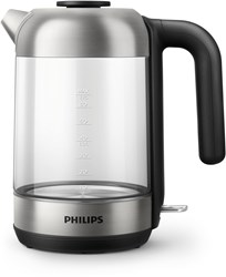 Bollitore in vetro Philips 1,7L con illuminazione sensore - design moderno