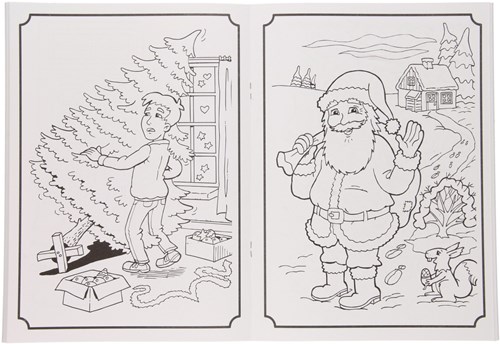 Boek Specials Nederland libro da colorare di Natale per bambini - divertimento creativo-3