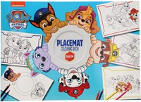 Libro da colorare con tovagliette Paw Patrol da 12 pagine