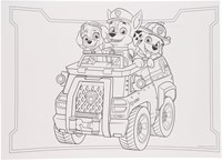 Libro da colorare con tovagliette Paw Patrol da 12 pagine-3