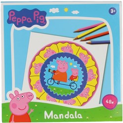 Peppa Pig libro da colorare mandala divertimento creativo per bambini e adulti