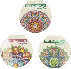 Wins Holland libro da colorare mandala rotondo rosso - album creativo bambini