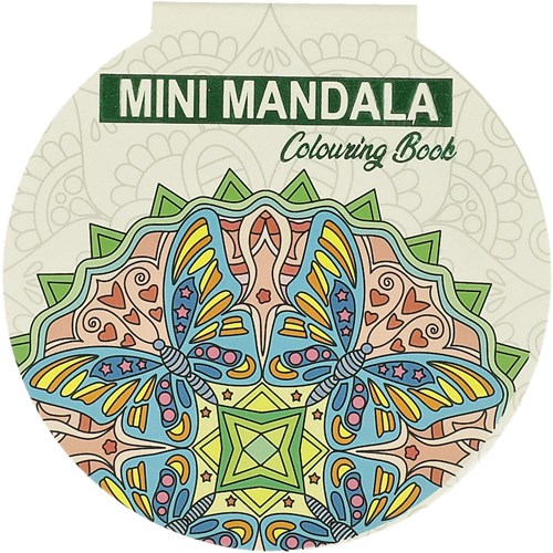 Wins Holland libro da colorare Mini Mandala Rotondo Blu per bambini e adulti-2
