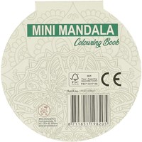 Wins Holland libro da colorare Mini Mandala Rotondo Blu per bambini e adulti-3