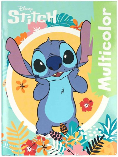 Boek Specials Nederland libro da colorare Stitch con esempi 32 pagine Disney