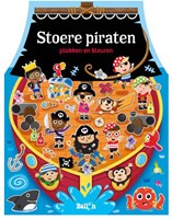Wins Holland libro di adesivi pirati libro da colorare - Pirati coraggiosi attacca colora
