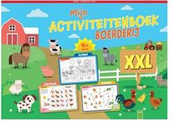 Wins Holland libro attività XXL fattoria disegni puzzle bambini