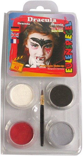 Eulenspiegel set trucco - Motivi Dracula - a base d'acqua - 4 colori-2