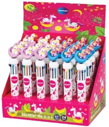 Penne a sfera Centrum 24 in 10 colori unicorno 80260