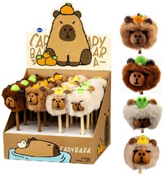 Centrum penna a sfera Capybara pompom 0,7 mm inchiostro blu - divertimento nella scrittura