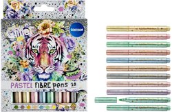 Centrum pennarelli glitter pastello 10 colori a base d'acqua
