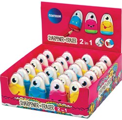Temperamatite Centrum 24 con gomma da masticare 89820