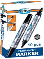 Marcatore indelebile Centrum 10 nero su 2 lati 84120
