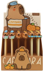 Centrum set penne gel cancellabili Capybara 36 pezzi inchiostro blu