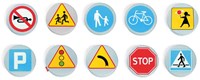 Softplay poefjes verkeersborden