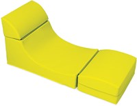 Softplay loungebankje LIME