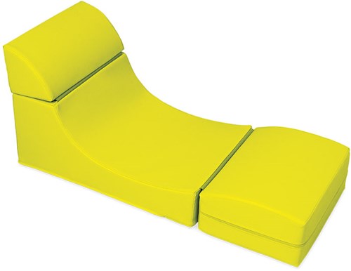 Softplay loungebankje LIME