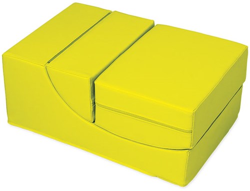 Softplay loungebankje LIME-2