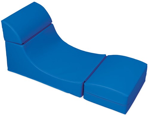 Softplay loungebankje BLAUW
