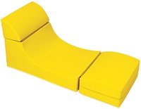Softplay loungebankje GEEL