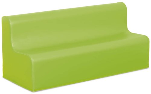 Softplay bankje zithoogte 25 cm LIME GROEN-2