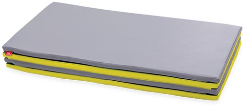 Softplay  opvouwbare mat XL LIME-GRIJS-2