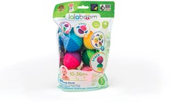 Lalaboom set di perline educative giocattolo - 12 pezzi colorati in plastica