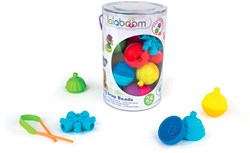 Lalaboom set di perle educative giocattolo - 24 pezzi - motricità