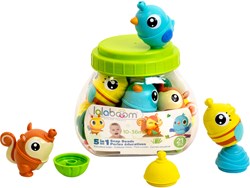 Lalaboom perle educative giocattolo da costruzione con animali - 21 pezzi