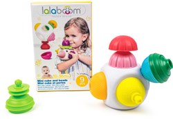 Lalaboom cubo educativo con perline - giocattolo per bambini piccoli