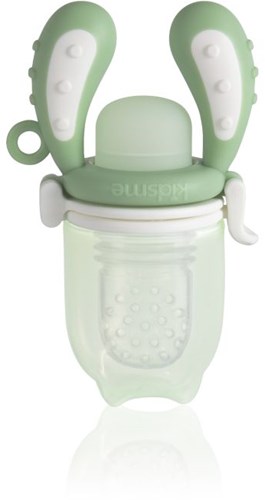 KidsMe Food Feeder Max frutta tettarella e sacchetto per succhiare per bambini - Taglia L - Grigio