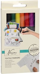 Creative Craft Group pennarelli per tessuti set - 8 colori - materiale creativo