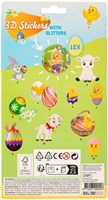 Creative Craft Group Adesivi pasquali 3D con glitter - Divertimento creativo per bambini-2