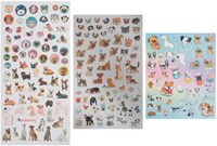 Creative Craft Group set di adesivi cani - 100 adesivi per bambini-2