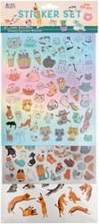 Creative Craft Group set di adesivi gatti - 100 pezzi - divertimento creativo