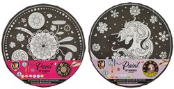 Creative Craft Group kit pittura con numeri rotondo set 9 pezzi