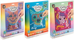 Creative Craft Group set pittura con numeri animali - dot painting