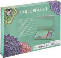 Creative Craft Group set mandala da colorare per adulti con matite colorate-3